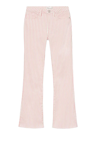 le crop mini boot - dusty pink stripe