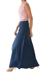 astrid denim skirt - classic wash