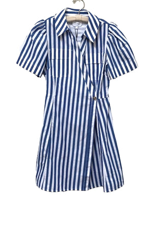 cooper dress - oxford blue stripe