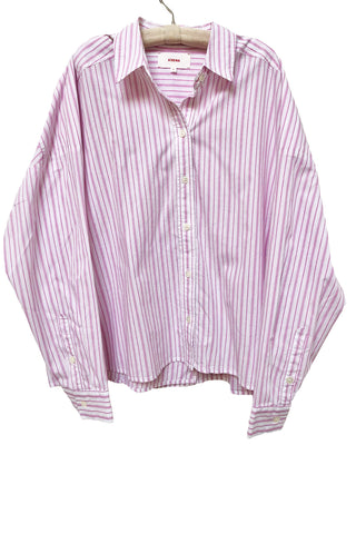 riley shirt - peony stripe