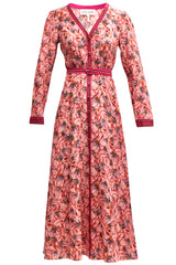 lea shirt dress - padma hibiscus placement