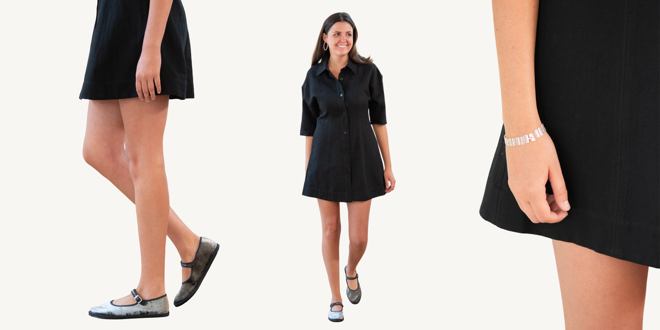 apiece apart luz mini dress outfit