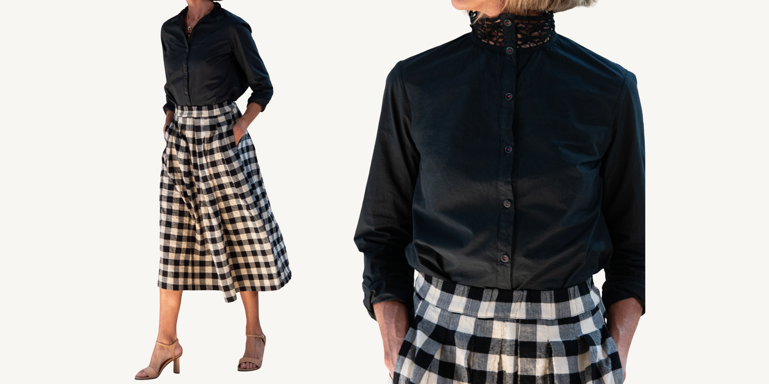 Gingham Skirt Outfit