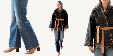 monoki arabesque kimono outfit