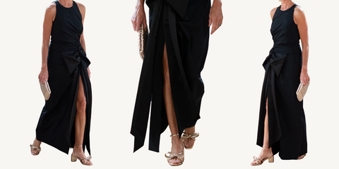power poplin pure black outfit