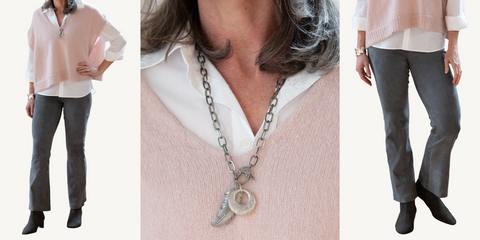 gallego v collar vest outfit