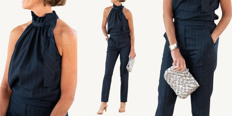 modern sophisitication two piece outfit