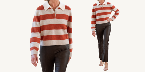 kujten royce stripe sweater outfit