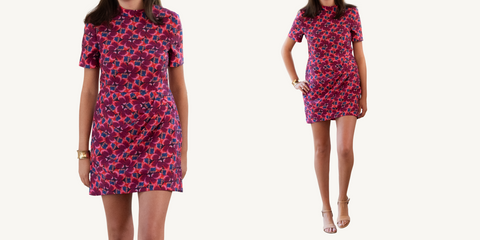 saloni draped mini outfit