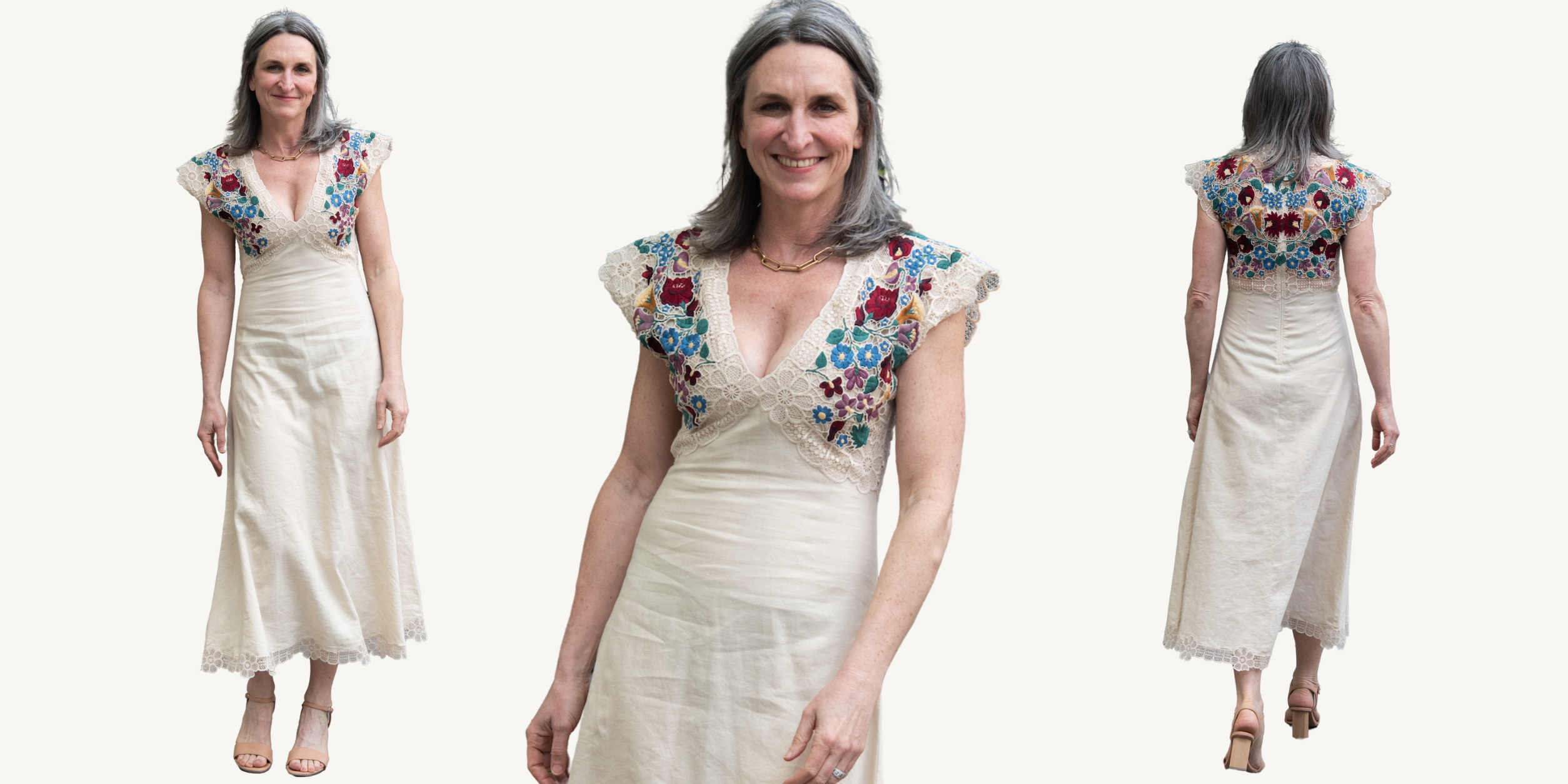 sea katharine embroidery dress