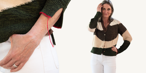 raquel allegra cardigan outfit