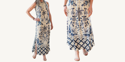 beaded sundowner maxi outfit