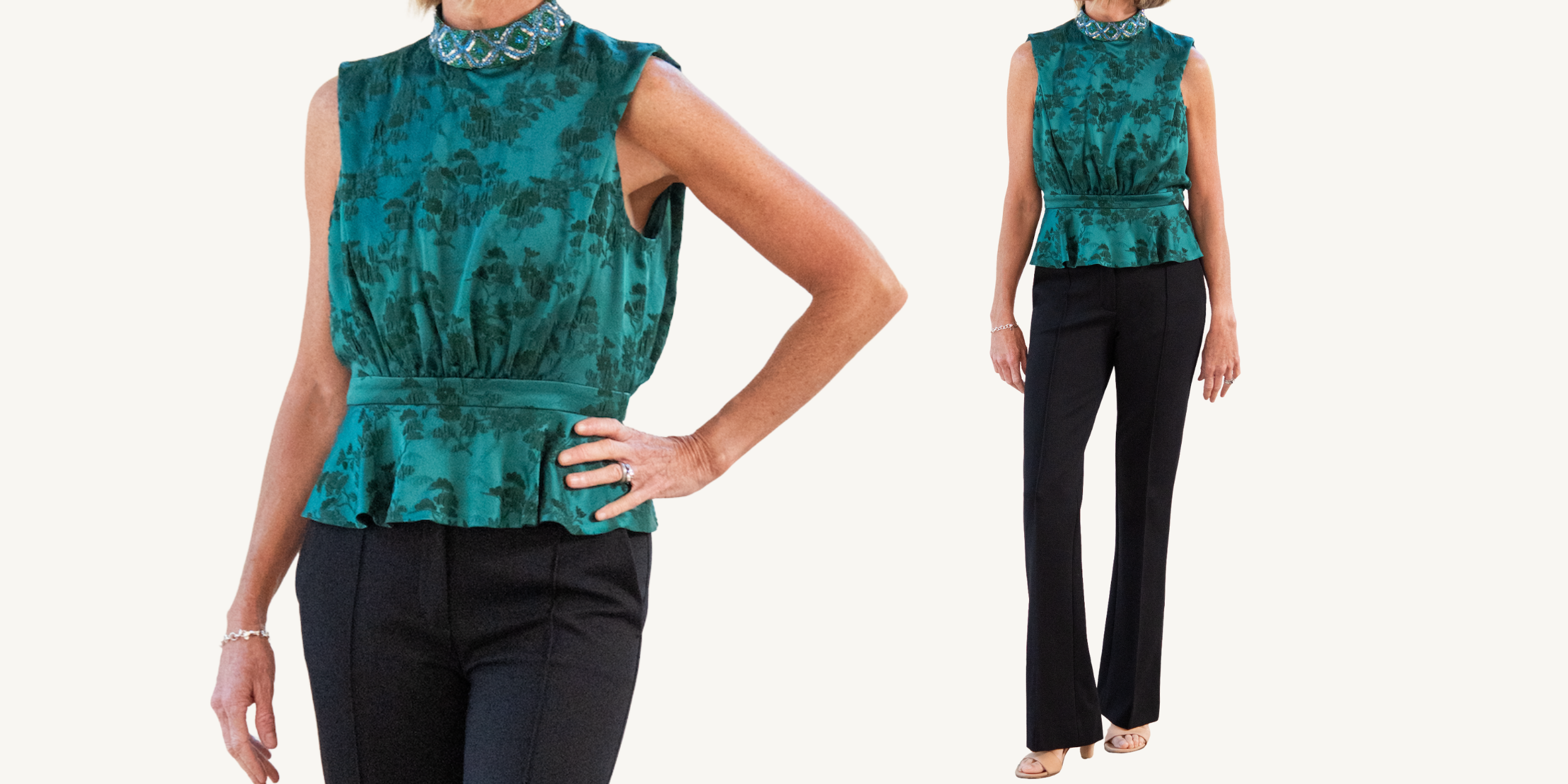 emerald fleur top outfit