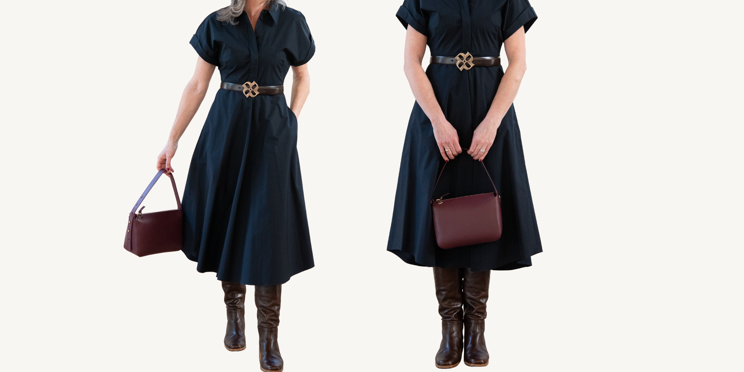 poplin power dress outfit