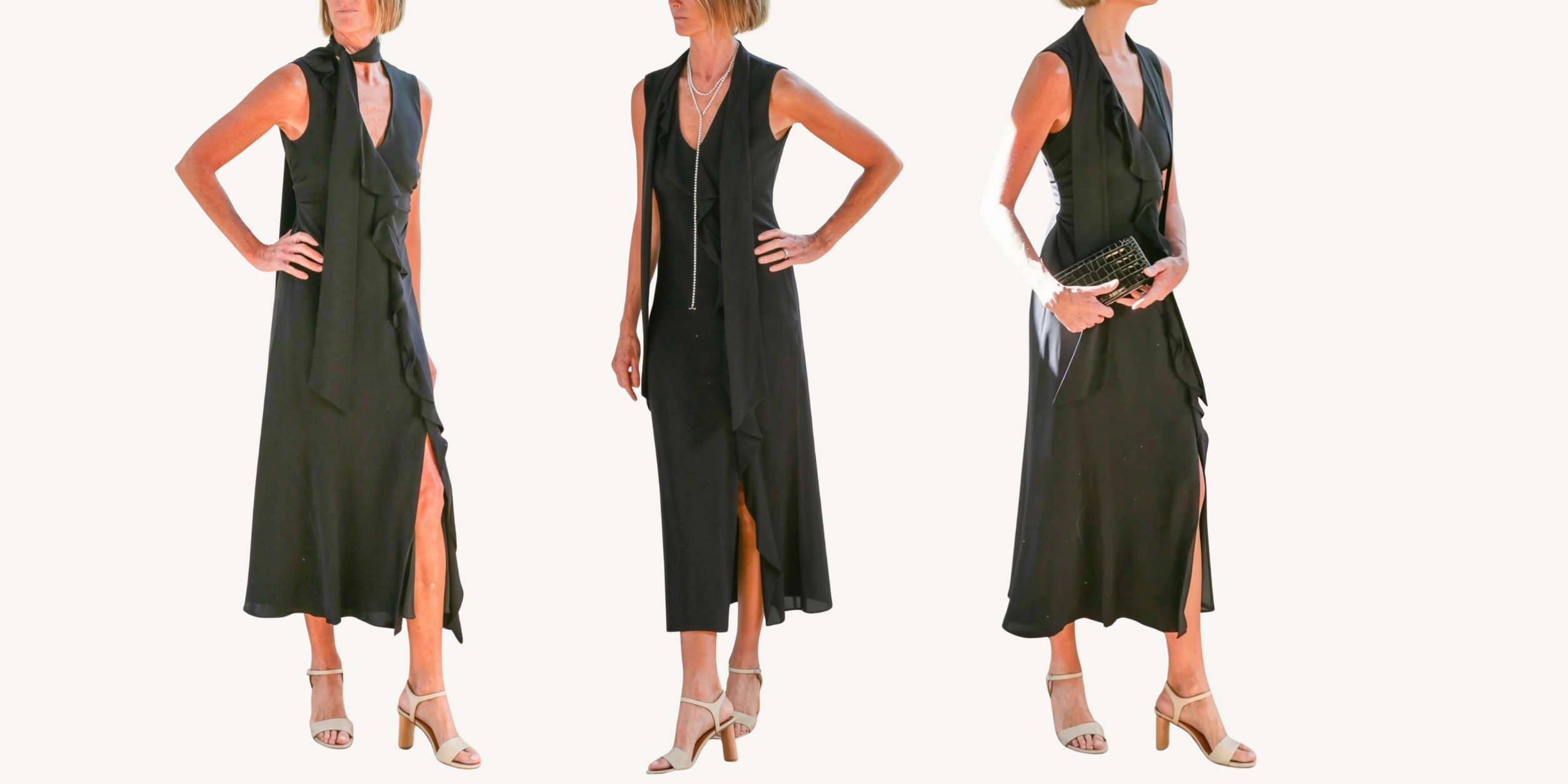 tanya taylor amelia dress in black