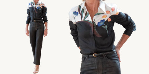 seductive bloom blouse outfit