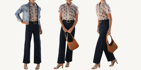askk sailor twill in navy outfit