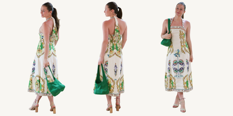 lug von siga fiorenza dress off white multicolor outfit