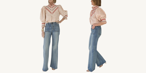 hope for flowers smocked top in tattersall stripe