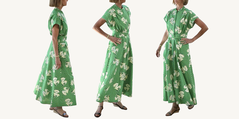 saloni neesha dress in gingham bloom