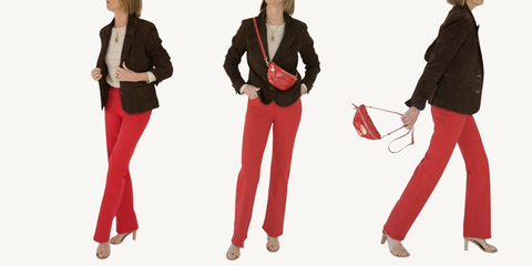 sprwmn suede blazer and mother denim kick it jeans
