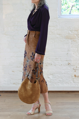 tea blouse - plum