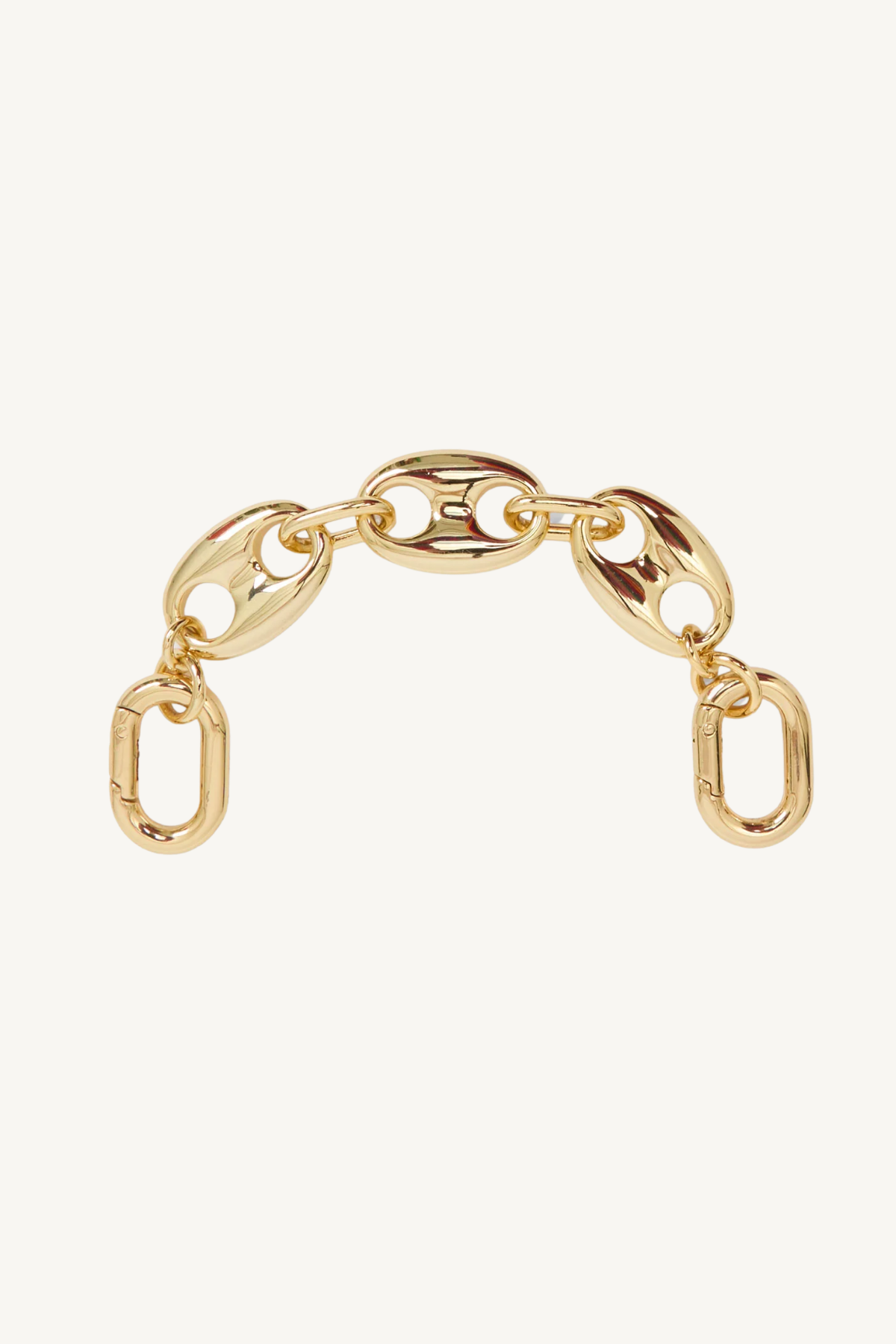 top handle bebe mariner chain - gold