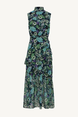 fleur ruffle dress - silva fern