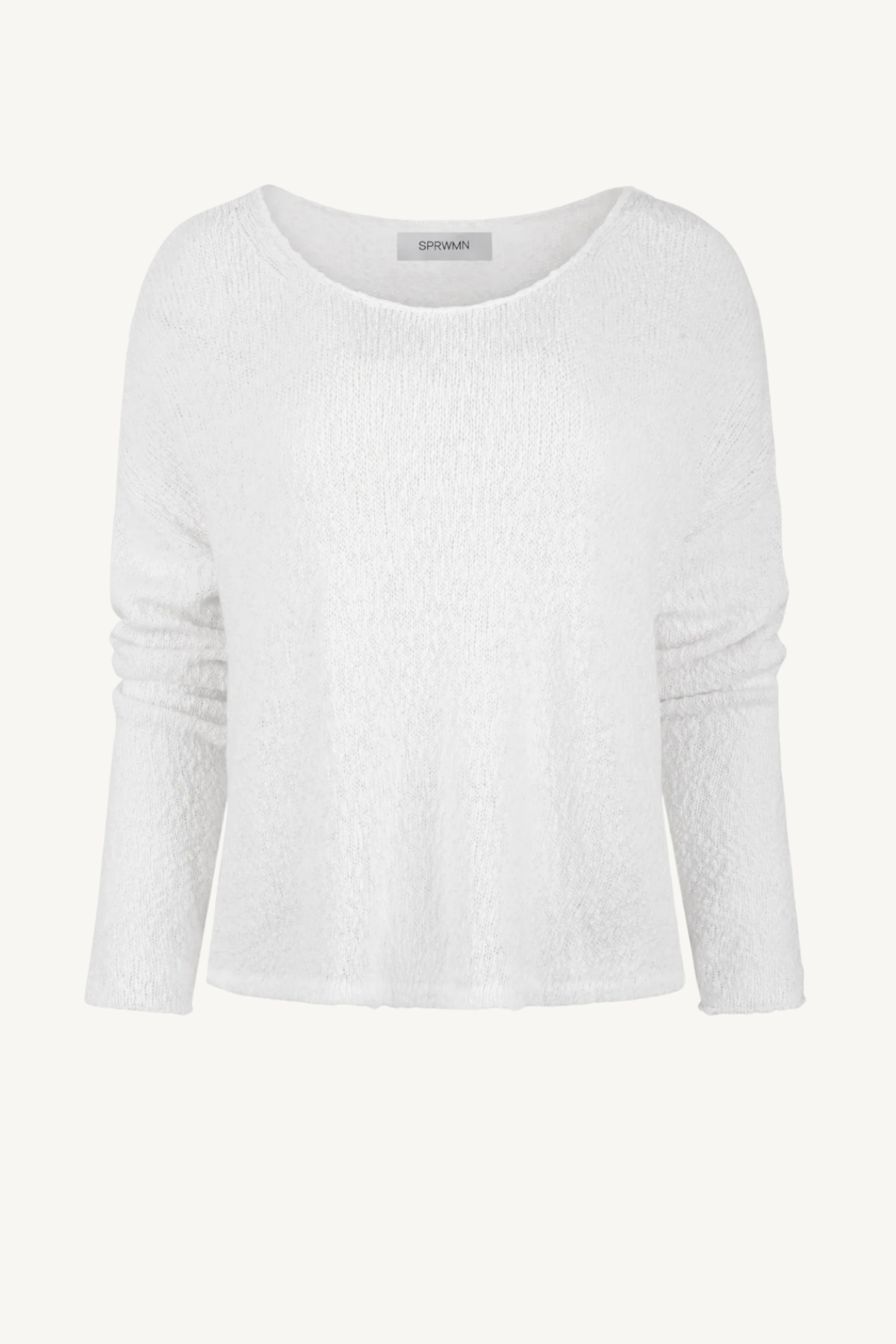 off shoulder sweater - white