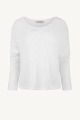 off shoulder sweater - white