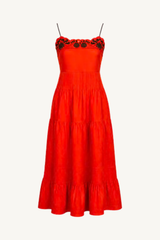 coralie dress - coral