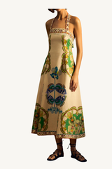 fiorenza dress - off white multicolor