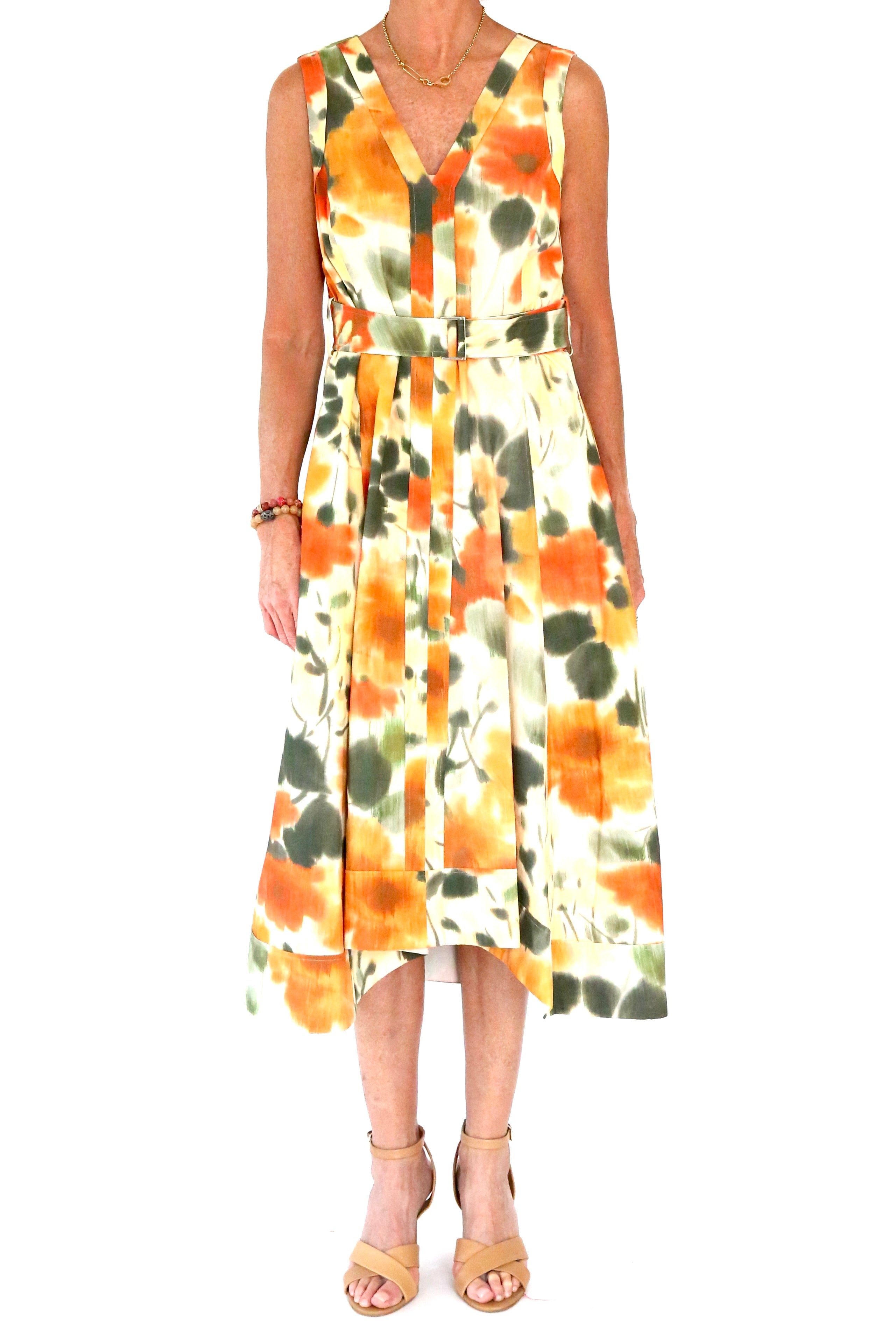 blurred marigold dress