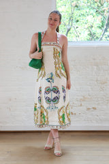 fiorenza dress - off white multicolor