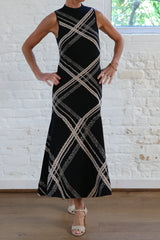 anara dress - plaid