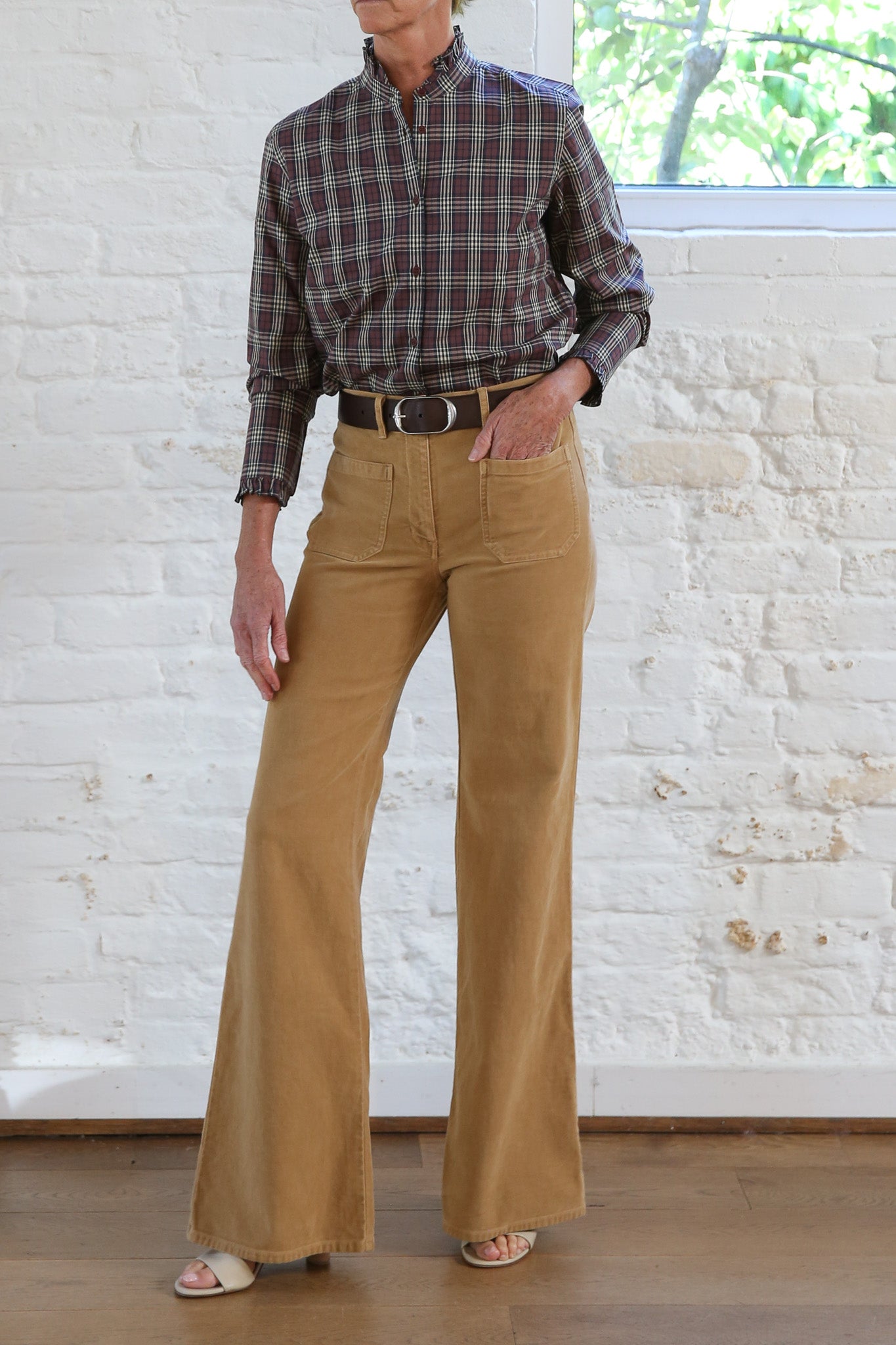 elio shirt - rustic check