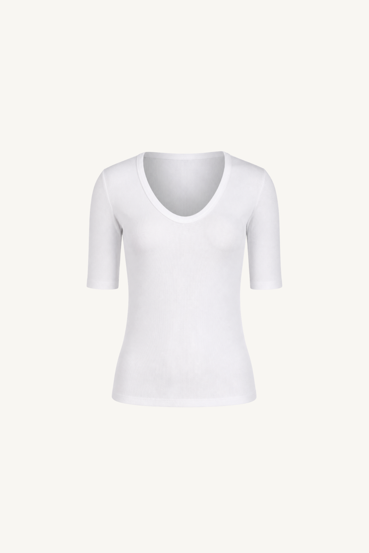 supima cotton short sleeve tee - white