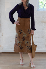 tea blouse - plum
