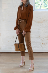 alanis blouse -camel