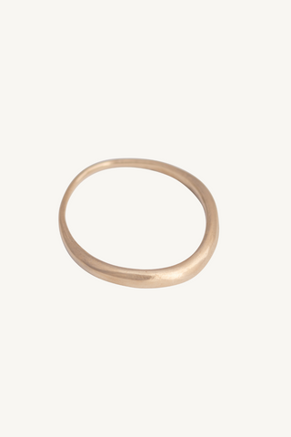 organic bangle - brass