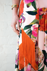 tatiana crepe dress - summer blooms
