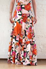 tatiana crepe dress - summer blooms