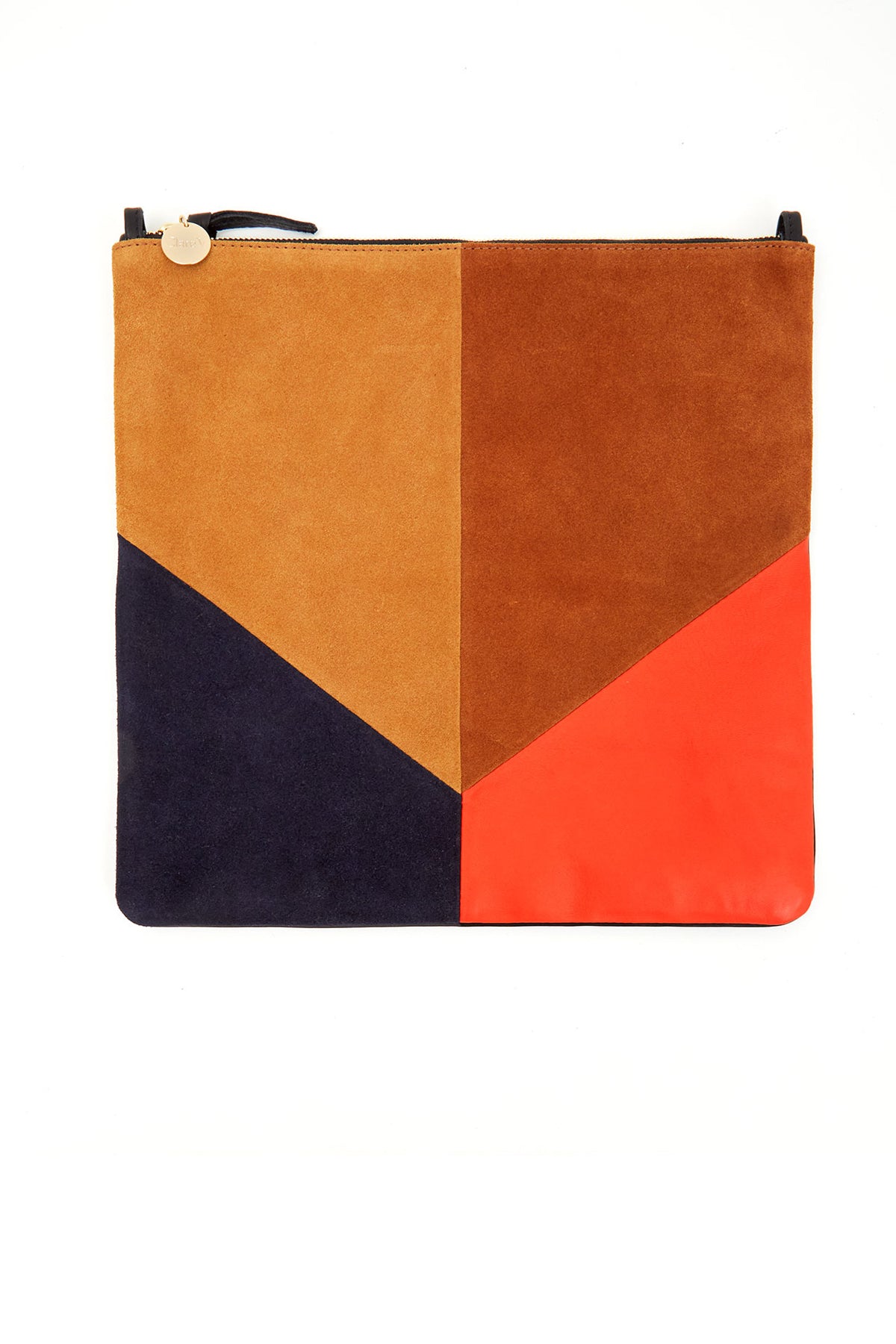 foldover clutch - patchwork