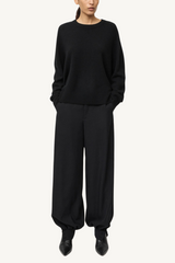 boyfriend crewneck - black