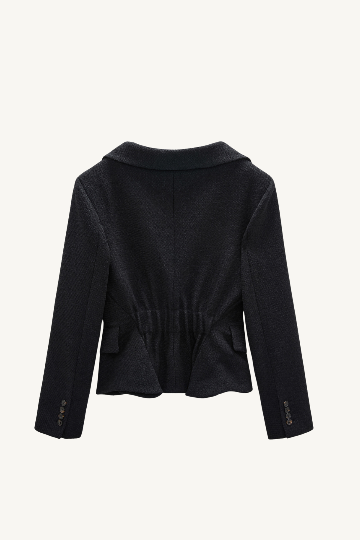 modern structure jacket - vinyl black