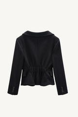 modern structure jacket - vinyl black