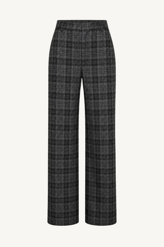 boyish plaid trouser - charcoal plaid