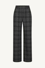 boyish plaid trouser - charcoal plaid
