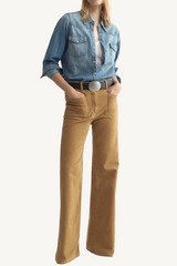 florence moleskin pant - bourbon