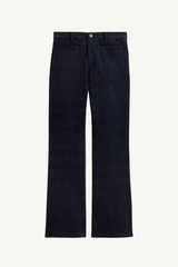 charle flared trouser - navy